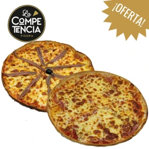 MENÚ 2 – 2 pizzas